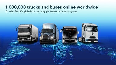 Daimler Truck: More than 1,000,000 connected trucks and buses worldwide 