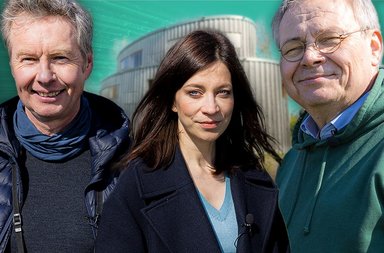 Daimler Truck, der NABU und Schauspielerin Claudia Eisinger setzen sich für den Kranichschutz ein