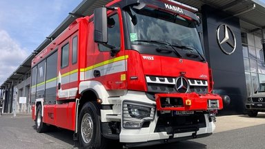 Neuer Mercedes-Benz Arocs für die Feuerwehr in Prag