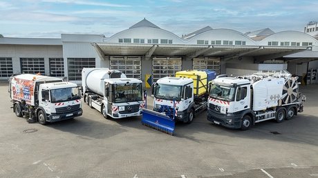 Großstadtflotte zwischen Glasfronten und Mainufer: Frankfurt beschafft zehn neue Mercedes-Benz eEconic