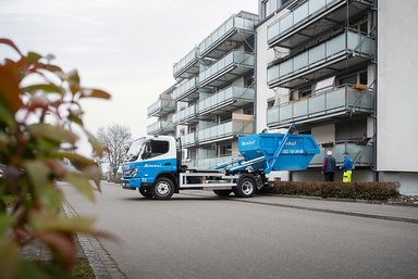 Daimler Truck brand FUSO: eCanter electrifies fleet of Swiss transport and waste disposal company TIT Imhof