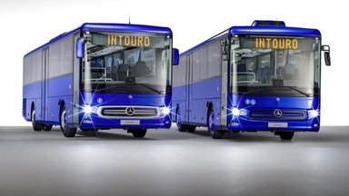 Innovationsfeuerwerk von Mercedes-Benz Omnibus: neuer vollelektrischer eCitaro G mit Festkörperbatterien, neuer wirtschaftlicher und vielseitiger Überlandbus Intouro, neuer Minibus Sprinter City 75