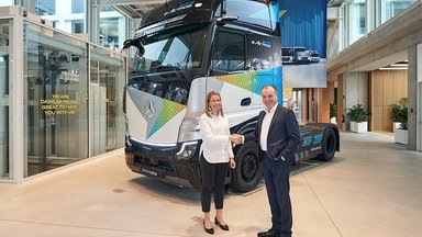 Letter of Intent for ordering over 50 eActros LongHaul: Tevex Logistics to rely on Mercedes-Benz e-truck
