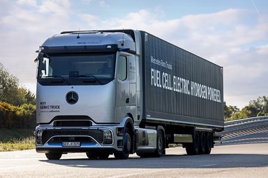 Daimler Truck stellt Mercedes-Benz NextGenH2 Truck vor: Brennstoffzellen-Lkw in Kleinserie für den Kundeneinsatz ab Ende 2026