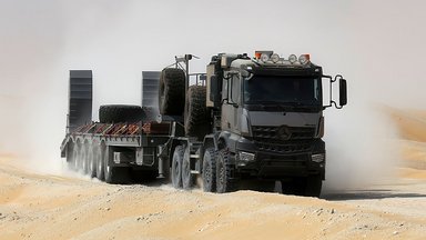 Daimler Truck showcases Mercedes-Benz Arocs and Zetros truck series at the World Defense Show