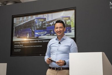 Driving Experience: The new Mercedes-Benz Intouro and Sprinter Minibuses, Ulm/Germany, June 2021