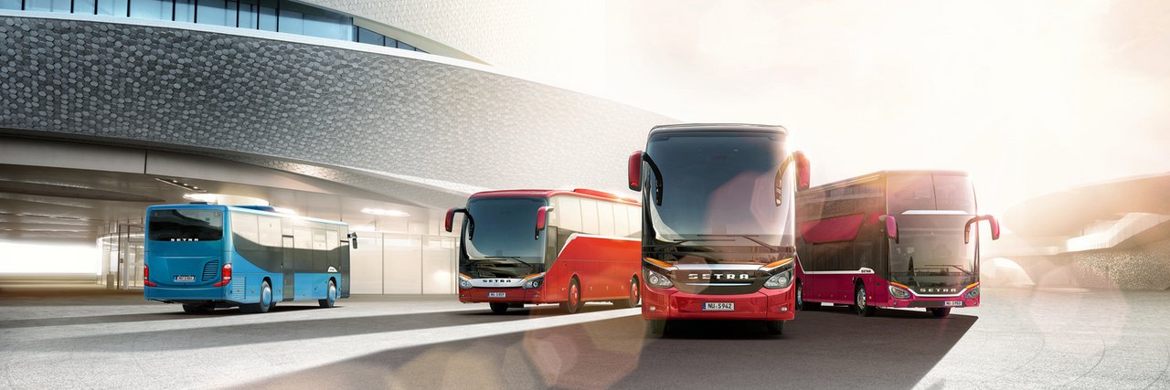 Setra - TC500 - CC500 - MC400 - TopClass - ComfortClass - MultiClass - Coach - Intercity bus - Full range - 2020