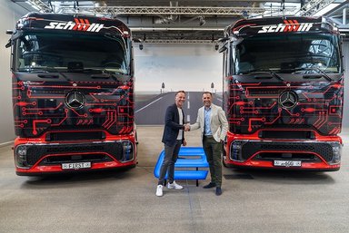 Logistik Schmitt expands electric fleet with Mercedes-Benz eActros 600