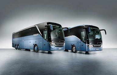 Das Gesicht in der Menge: Die nächste Generation der Reisebusse Setra ComfortClass und TopClass