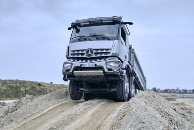 Daimler Nutzfahrzeuge auf der Bauma vom 8. – 14. April 2019 in München