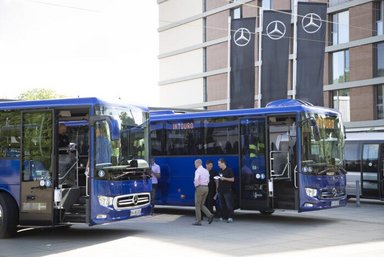 Driving Experience: The new Mercedes-Benz Intouro and Sprinter Minibuses, Ulm/Germany, June 2021