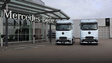 Mercedes-Benz Trucks hands over first eActros 600 models to major customer in Lithuania