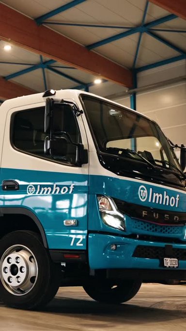 Daimler Truck brand FUSO: eCanter electrifies fleet of Swiss transport and waste disposal company TIT Imhof