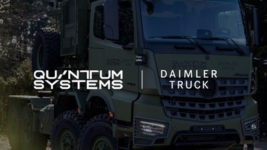 Zu Land und in der Luft: Daimler Truck schließt Partnerschaft mit deutschem Drohnenhersteller Quantum Systems