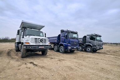 Daimler Nutzfahrzeuge auf der Bauma vom 8. – 14. April 2019 in München