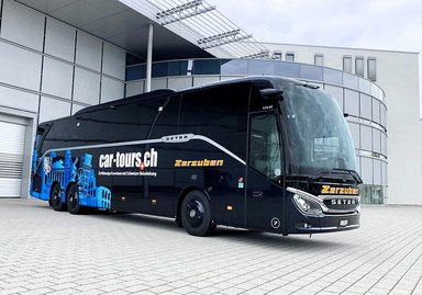 Schweizer fahren auf Setra ab
