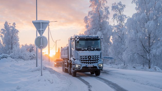 NEW eAROCS 400 PROVES ITS CAPABILITIES IN WINTER TESTING AT MINUS 20 DEGREES