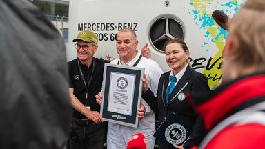 Mercedes-Benz Trucks bricht GUINNESS WORLD RECORDS™-Weltrekord mit eActros 600
