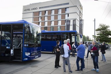 Driving Experience: The new Mercedes-Benz Intouro and Sprinter Minibuses, Ulm/Germany, June 2021