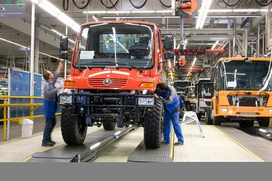 Produktionsjubiläum 20 Jahre Unimog-Fertigung in Wörth