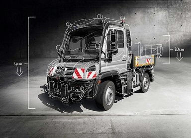 A particularly small innovation: the Unimog Low