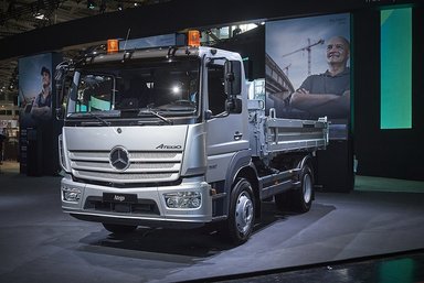 Mercedes-Benz Trucks präsentiert auf der bauma 2022  innovative Lkw für einen nachhaltigen und sicheren Bauverkehr