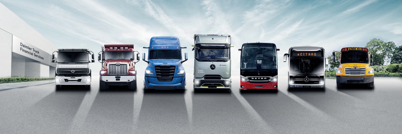Daimler Truck Brand Range mit Financial Services