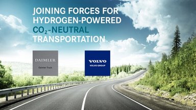 The Volvo Group and Daimler Truck AG to lead the development of sustainable transportation by forming joint venture for large-scale production of fuel cells 