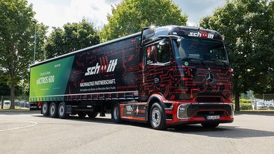 Logistik Schmitt expands electric fleet with Mercedes-Benz eActros 600