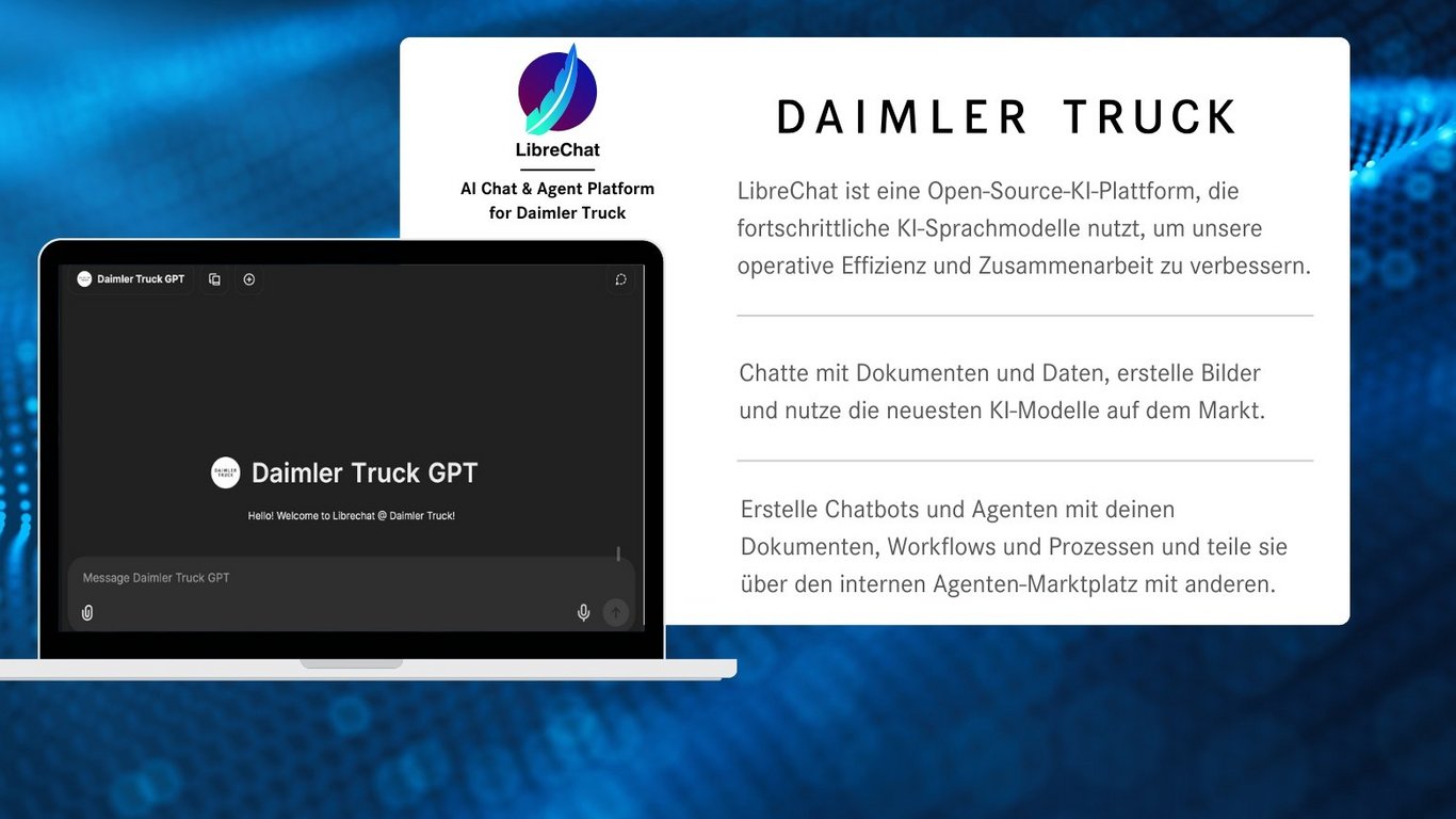 Daimler Truck LibreChat Header