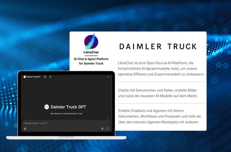 Daimler Truck macht Künstliche Intelligenz für alle Beschäftigten weltweit zugänglich: mit LibreChat