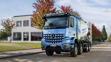 Mercedes-Benz eArocs 400: Battery Electric construction truck available to order starting in April