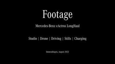 Footage Mercedes-Benz eActros LongHaul