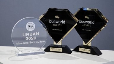 Three awards for Daimler Buses at the "Busworld Europe" show