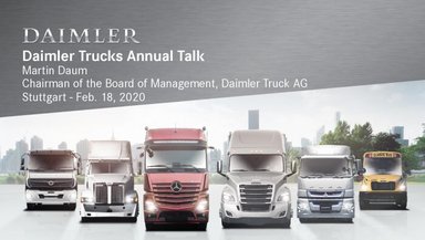 Daimler Trucks Annual Talk 2020