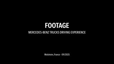 Footage | Mercedes-Benz Trucks Driving Experience, September 2025