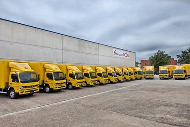 Transport rein elektrisch: Spanischer Logistikdienstleister Transportes Ocón setzt 15 eCanter der Daimler Truck Marke FUSO ein