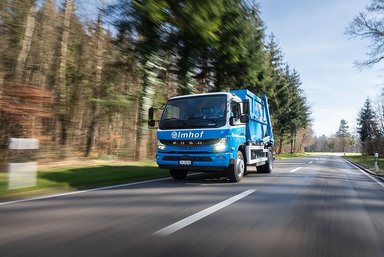 Daimler Truck brand FUSO: eCanter electrifies fleet of Swiss transport and waste disposal company TIT Imhof