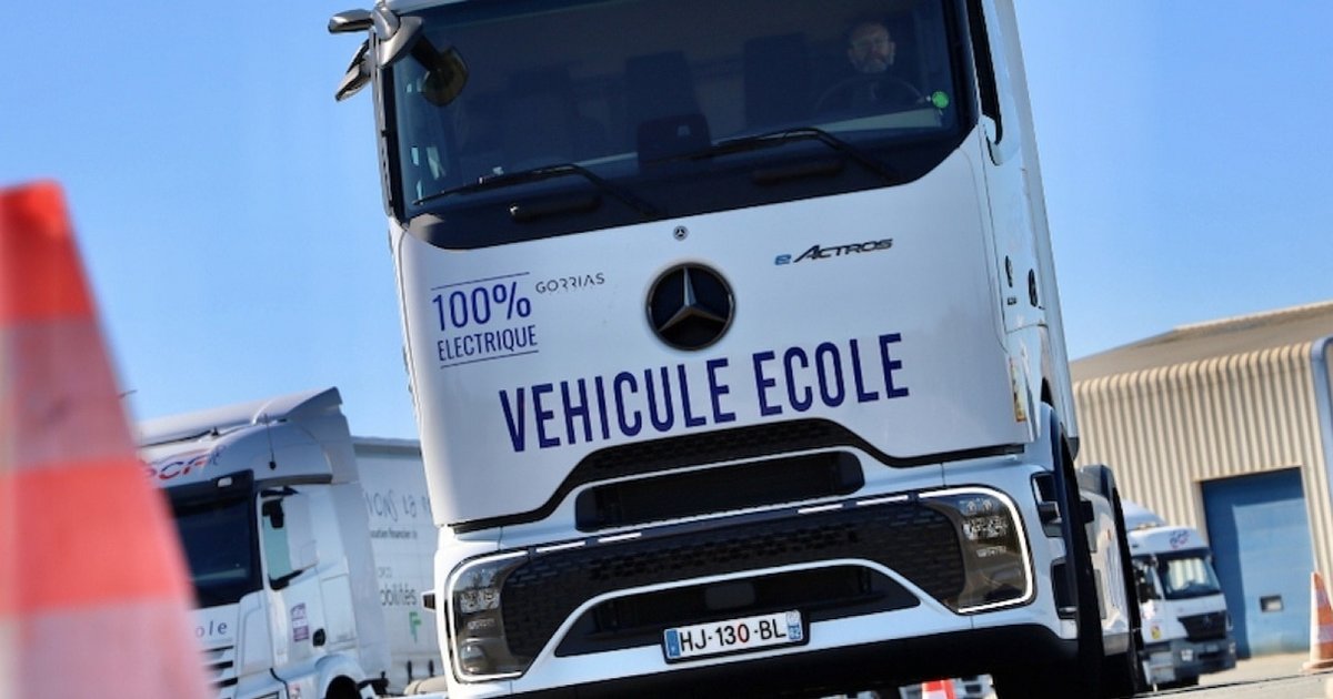 Next-Generation Driver Training Truck: the eActros 600