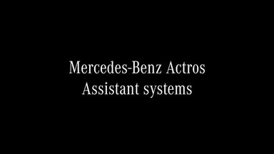 Footage new Mercedes-Benz Actros – Assistance Systems