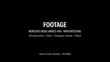 New eArocs 400 proves its capabilities in winter testing at minus 20 degrees