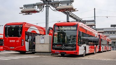 Daimler Buses supplies electric bus charging infrastructure and ten eCitaro city buses to Stadtwerke Bonn