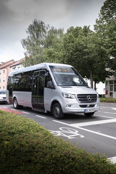 Driving Experience: The new Mercedes-Benz Intouro and Sprinter Minibuses, Ulm/Germany, June 2021