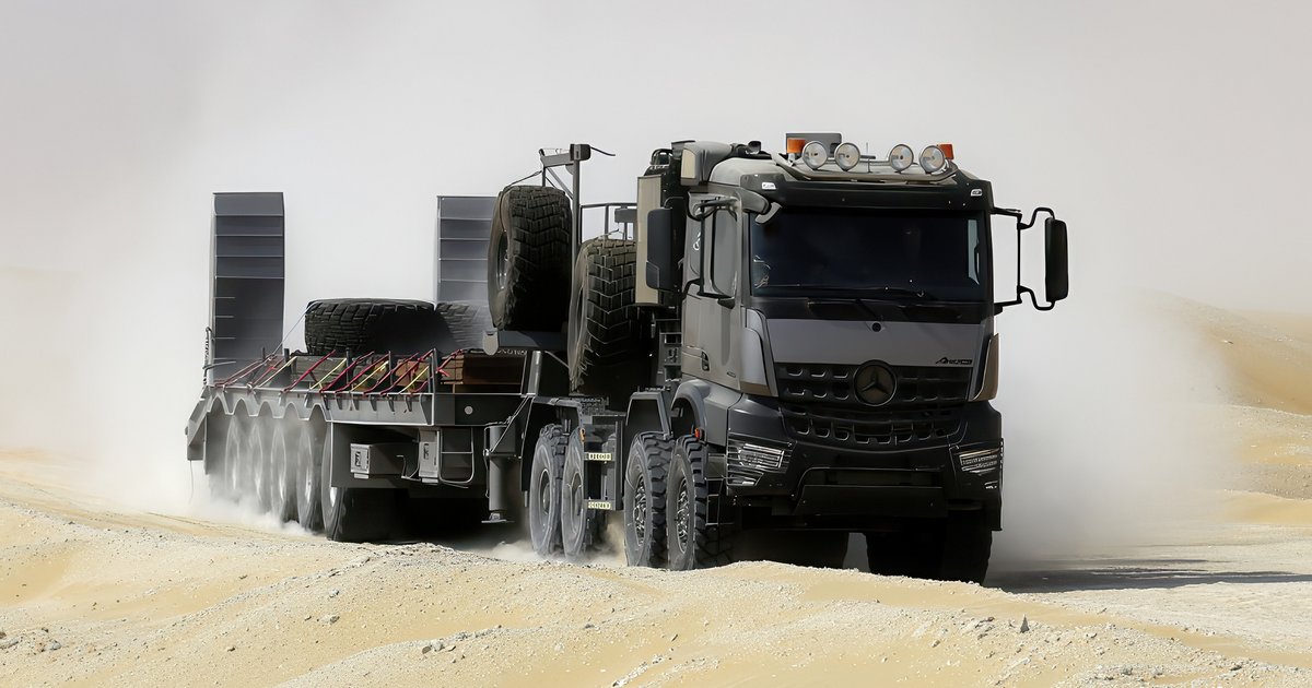Daimler Truck showcases Mercedes-Benz Arocs and Zetros truck series at the World Defense Show