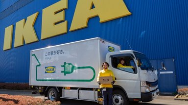 Hej new home! IKEA Japan uses Daimler Trucks’ all-electric FUSO eCanter for home furnishing delivery