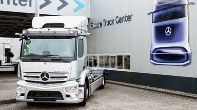 E-Lkw ab sofort in Serie: Produktionsstart des batterieelektrisch angetriebenen eActros im Mercedes-Benz Werk Wörth