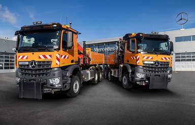 Mercedes-Benz Trucks delivers the first 51 out of 109  Mercedes Benz Arocs to the Autobahn GmbH