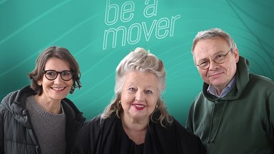 „Film ohne Grenzen“ – Der neue be a mover Talk mit Hanna Schygulla, Tanya Berndsen und Jörg Howe