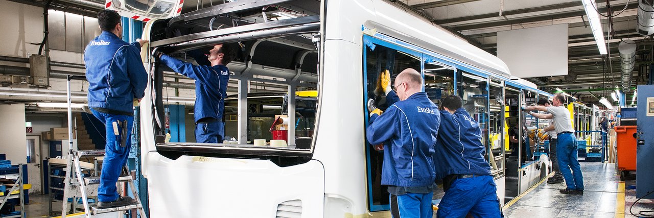 EvoBus Produktion Werk Mannheim