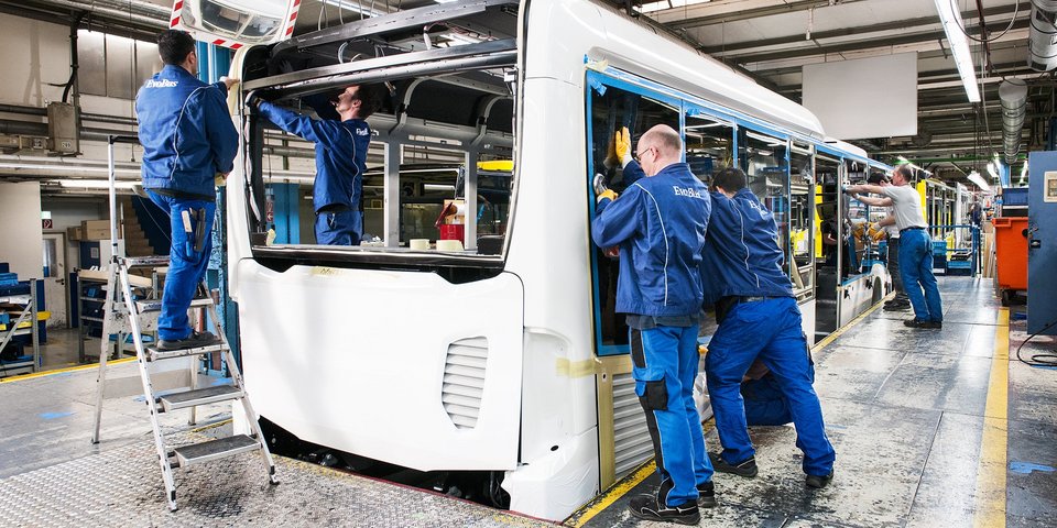 EvoBus Produktion Werk Mannheim